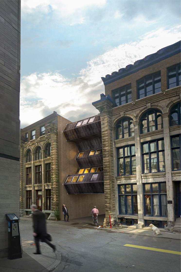 digital rendering of affordable housing design challenge 